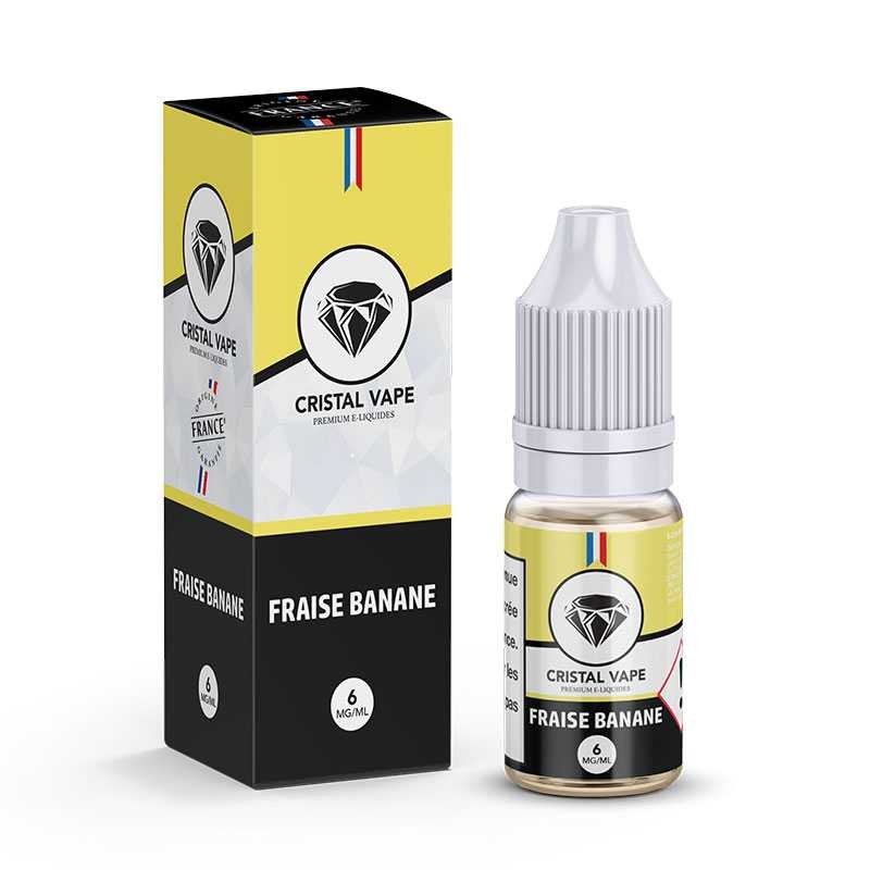 Fraise Banane  Cristal Vape | La Vape De Dieu